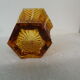 Amber art deco vase