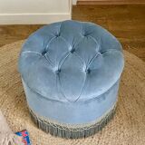 Pouf en velours