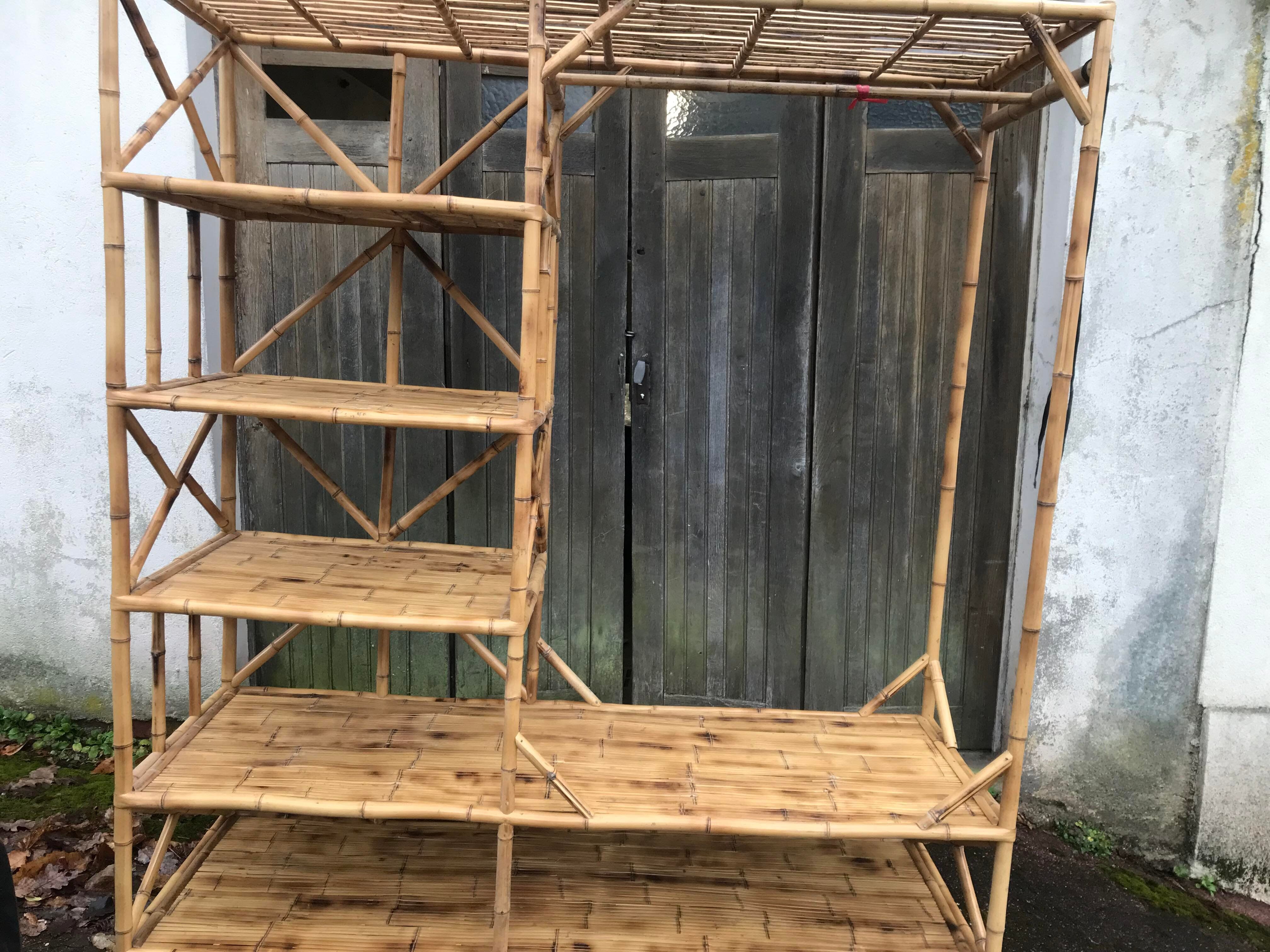 Bamboo wardrobe cabinet from Madagascar