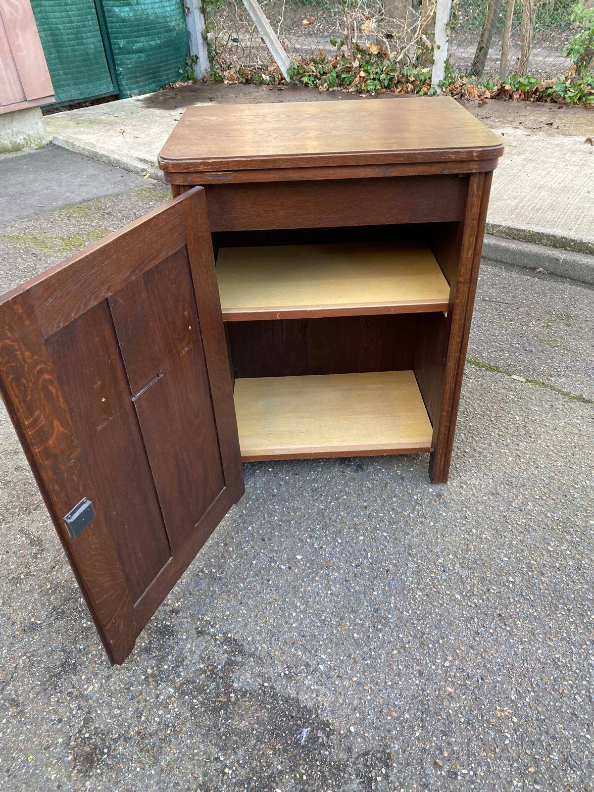 Vintage solid wood commode in Breton style