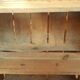 Wooden case with a storage furniture department