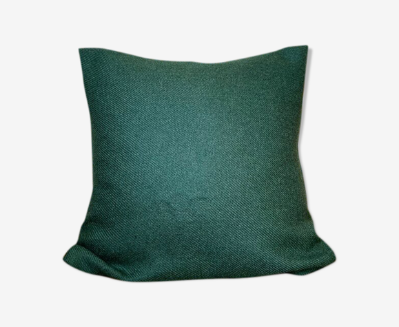 Coussin en laine vert sapin 40 cm
