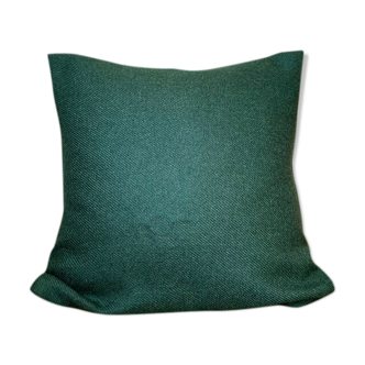 Coussin en laine vert sapin 40 cm