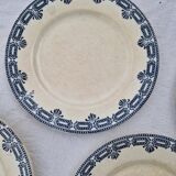 Set of 11 Dessert Plates Ter De Fer Salins Rivoli Model