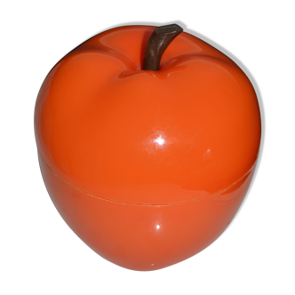 Pomme orange seau à glaçons années 70