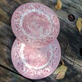 2 assiettes plates eit england