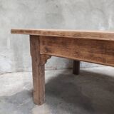 Grande table basse de ferme
