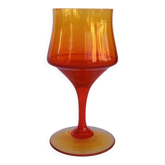 Verre, conçu par Z. Horbowy, Huta Barbara, Pologne dans les années 1970.