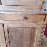 Country-style 2-part sideboard in light beech