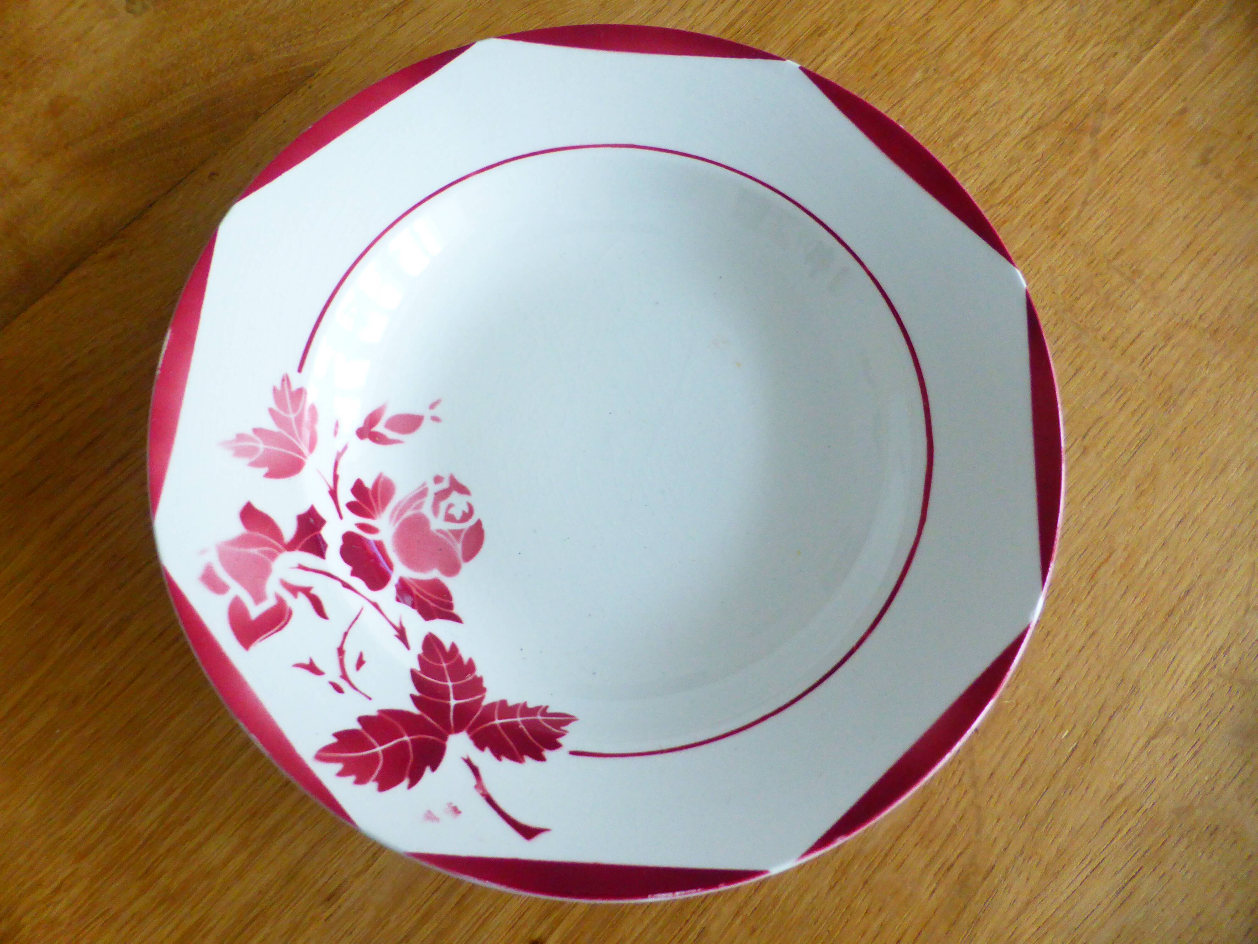 1 deep plate from Gien model Mona 221272