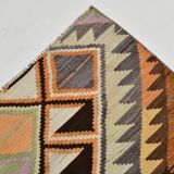 Yellow & Brown Turkish Kilim Rug, 172x284Cm