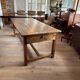 Table de ferme antique en chêne