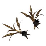 Bougeoirs dorés