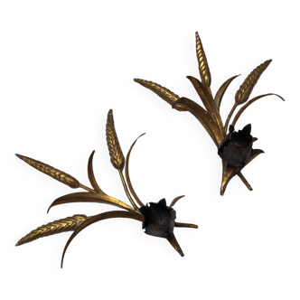 Bougeoirs dorés