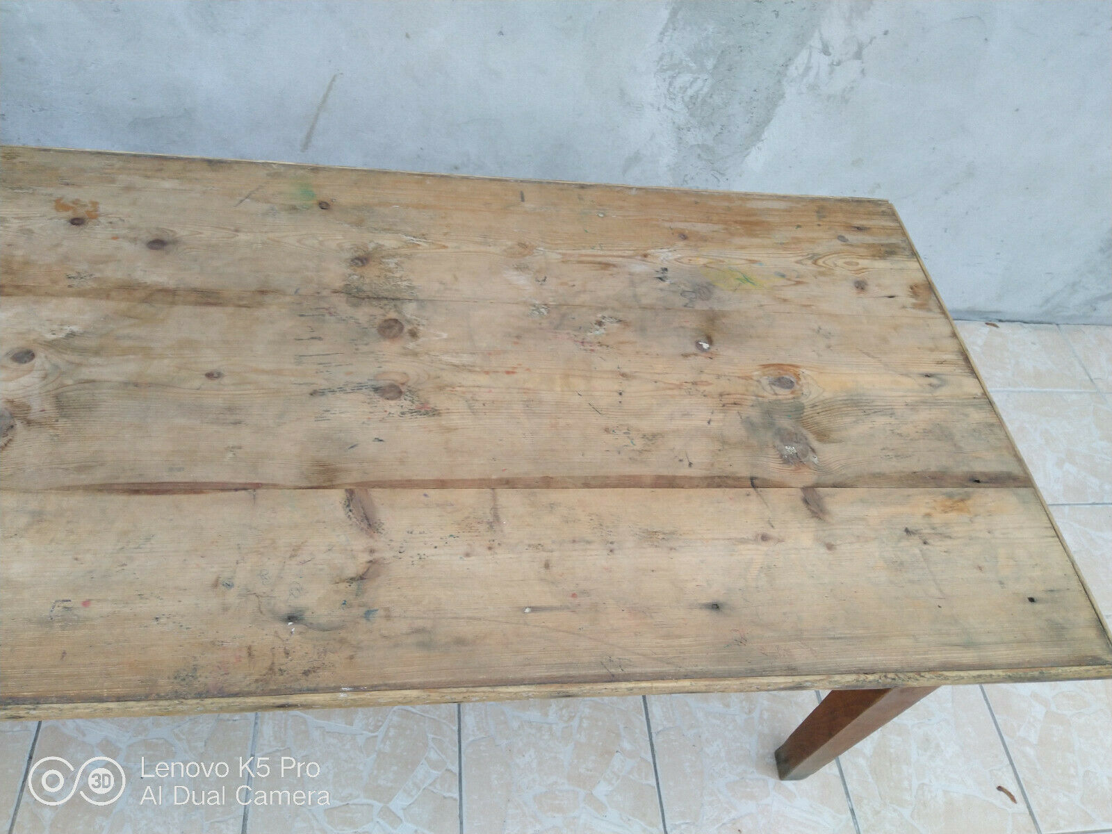 Pine farm table