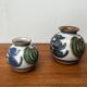 Cactus series round vases in ceramic from the mid-century modern Danish studio Søholm, 1960s, set of 2.