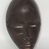 Dan Mask - Black Patina Wood - Ivory Coast, Jean Redor Collection