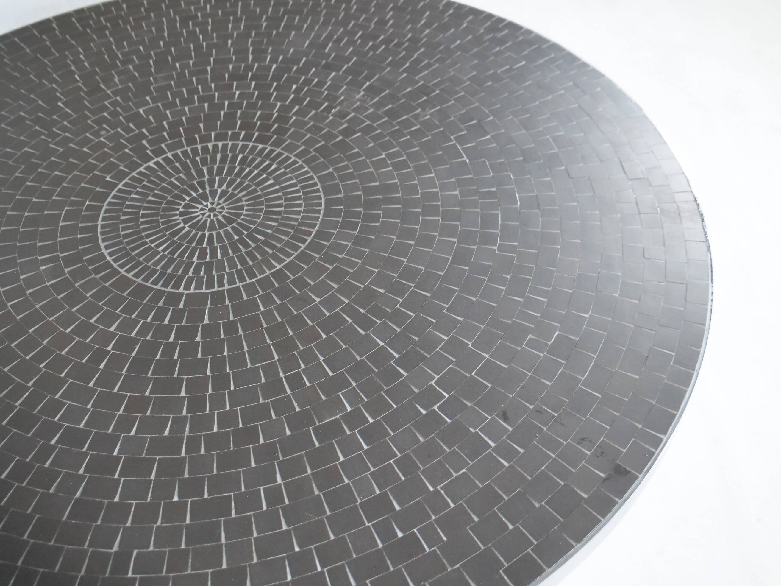 Table basse en mosaïque des années 1970 par Heinz Lilienthal