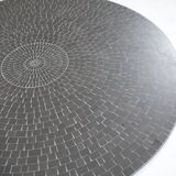 1970s Coffee Mosaic Table by Heinz Lilienthal