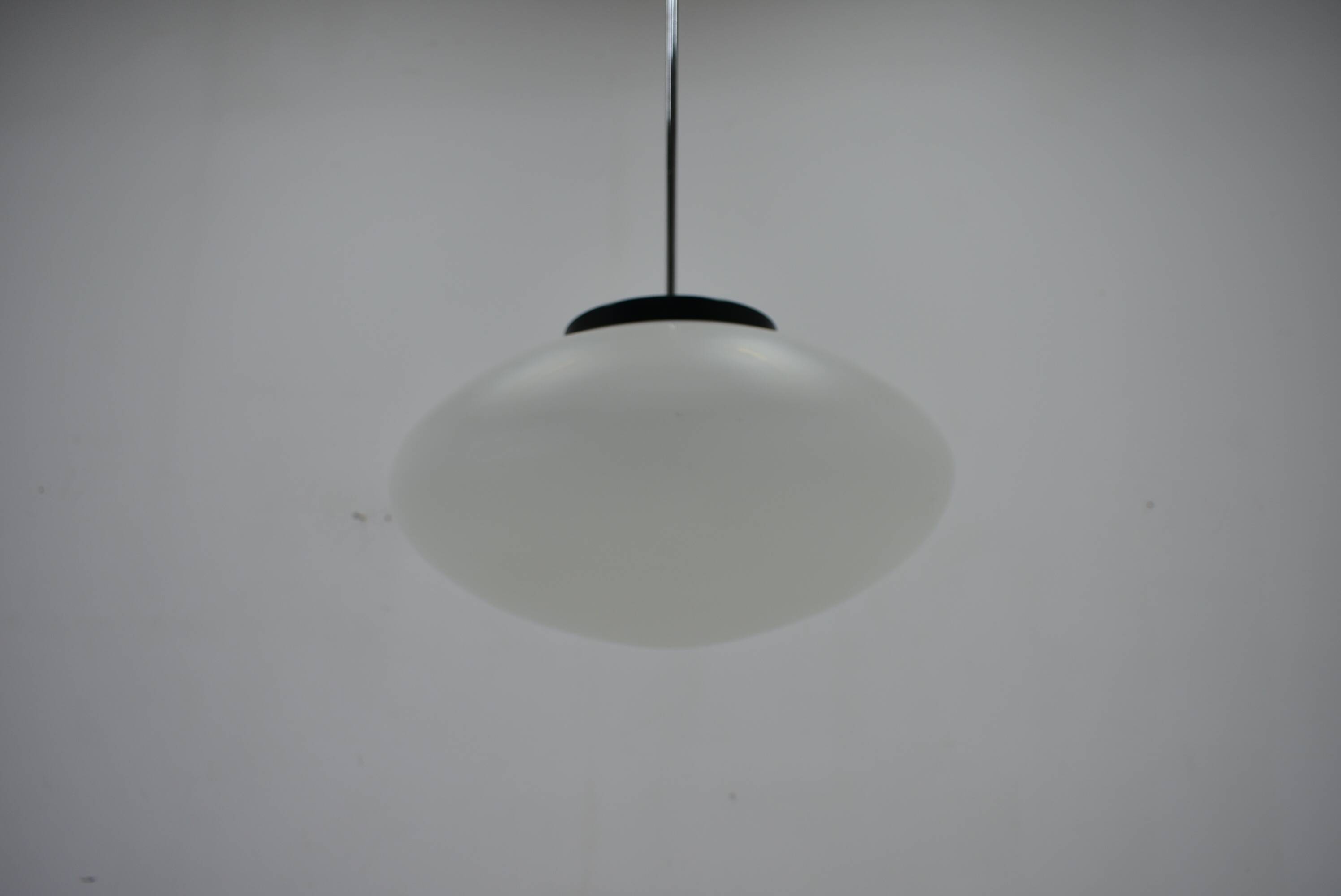 Mid-Century Glass Pendant by Jaroslav Bejvl for Kamenicky Senov, 1960's