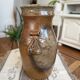Pyrite stoneware vase, signed Jacques Vilain, La Borne, 1960s-70s.