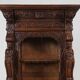Baroque Style Display Case in Oak, Belgium, 1950s
