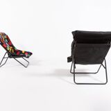Foldable Pop Art lounge chairs, 1990’s