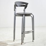 2 tabourets de bar MK10547 Opus par Pelikan Design pour Bent Krogh