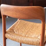 Set of 4 dning chairs 'Model 75' by Niels O. Moller
