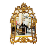 Louis XV style gilded mirror