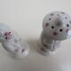 Salt and pepper shakers, ceramic Churchill England