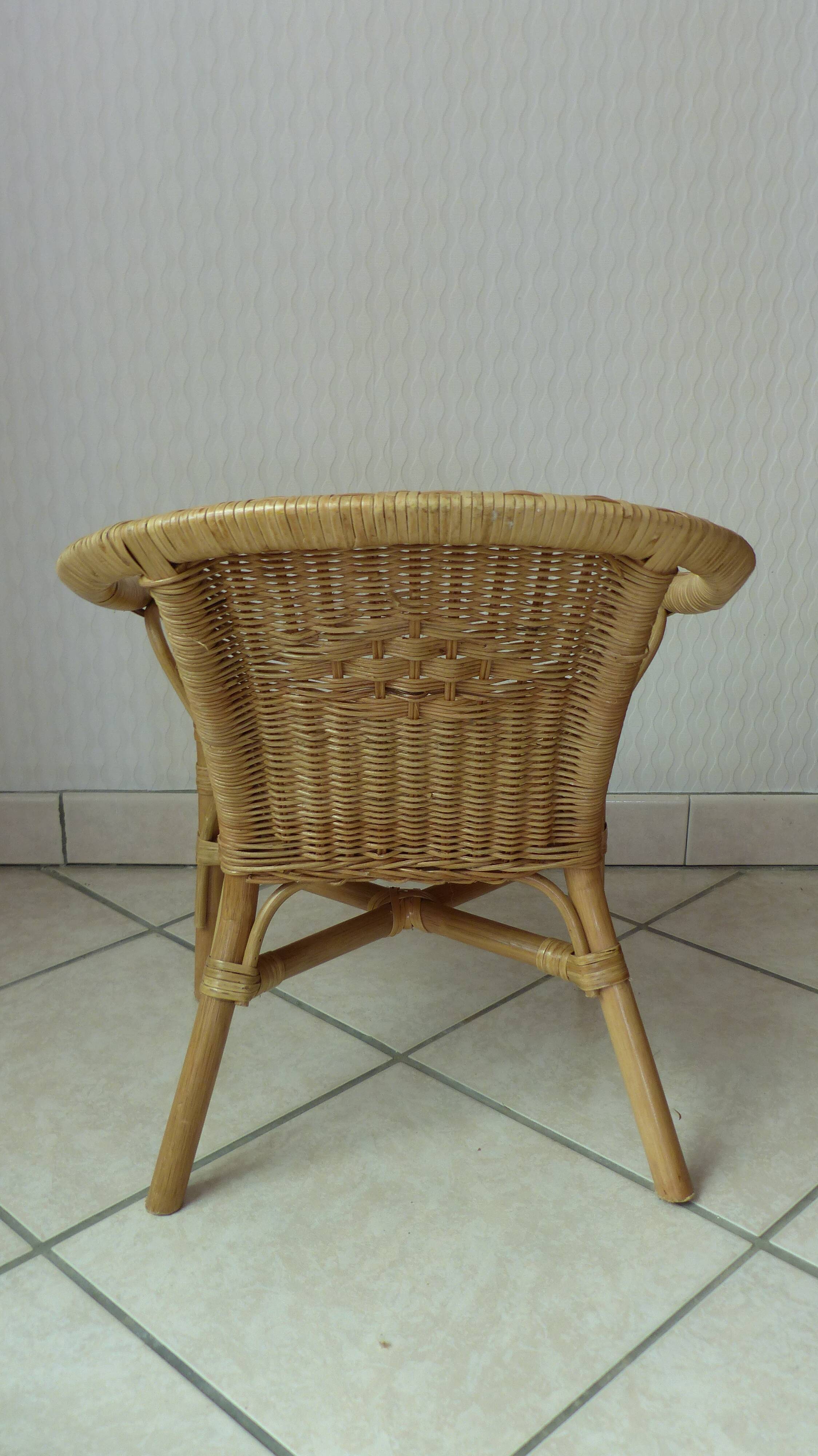 Fauteuil en rotin