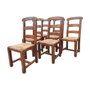 Série de 6 chaises en - 1970