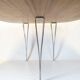 Conference table - Model Superellipse - oak surface with aluminum edge - Bruno Mathsson and Piet Hein