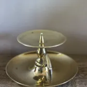 Candle holder rat of the cellar brass candle holder