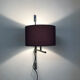 Original minimalist adjustable metal wall light, Germany 1960s