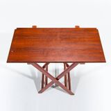Danish Shelving System Bookcase in Teak & Brass, 1960's