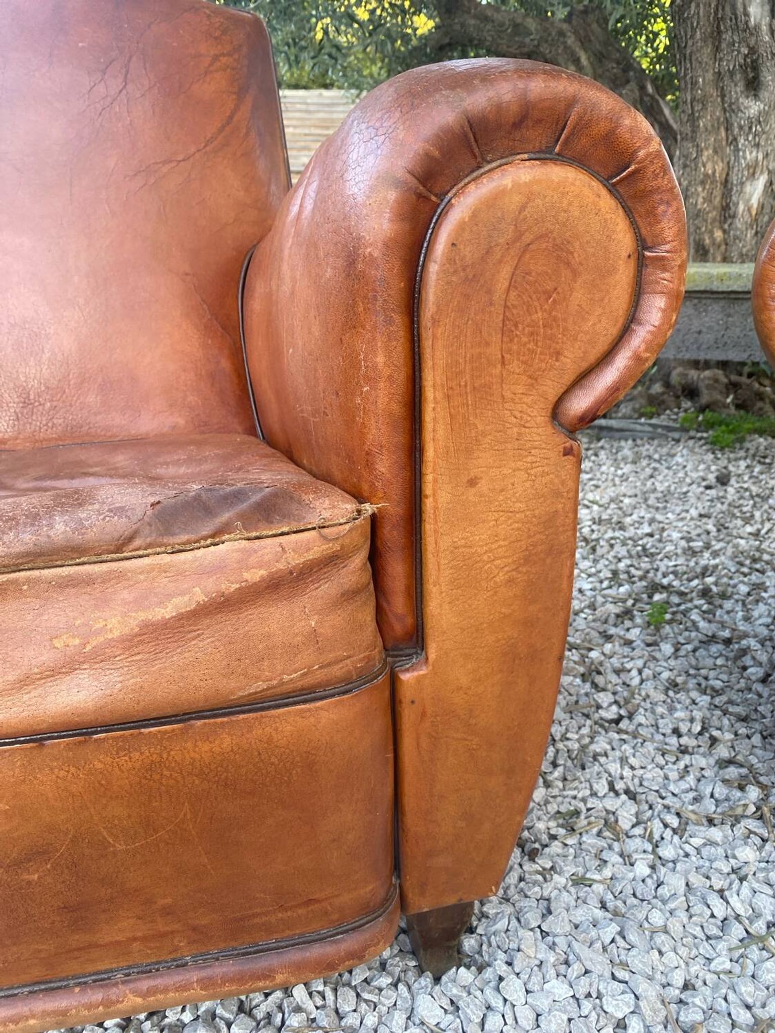 Paire de fauteuils club