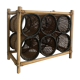 Rattan bottle holder