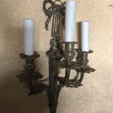 Pair of bronze sconces