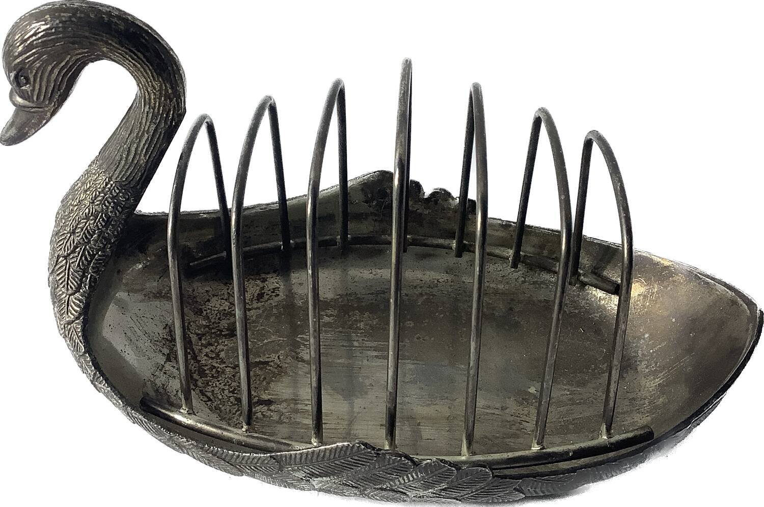Swan toast holder