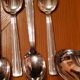Silver metal housewife model of the 50s in her box