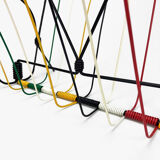 Multicolored scoubidou magazine holders