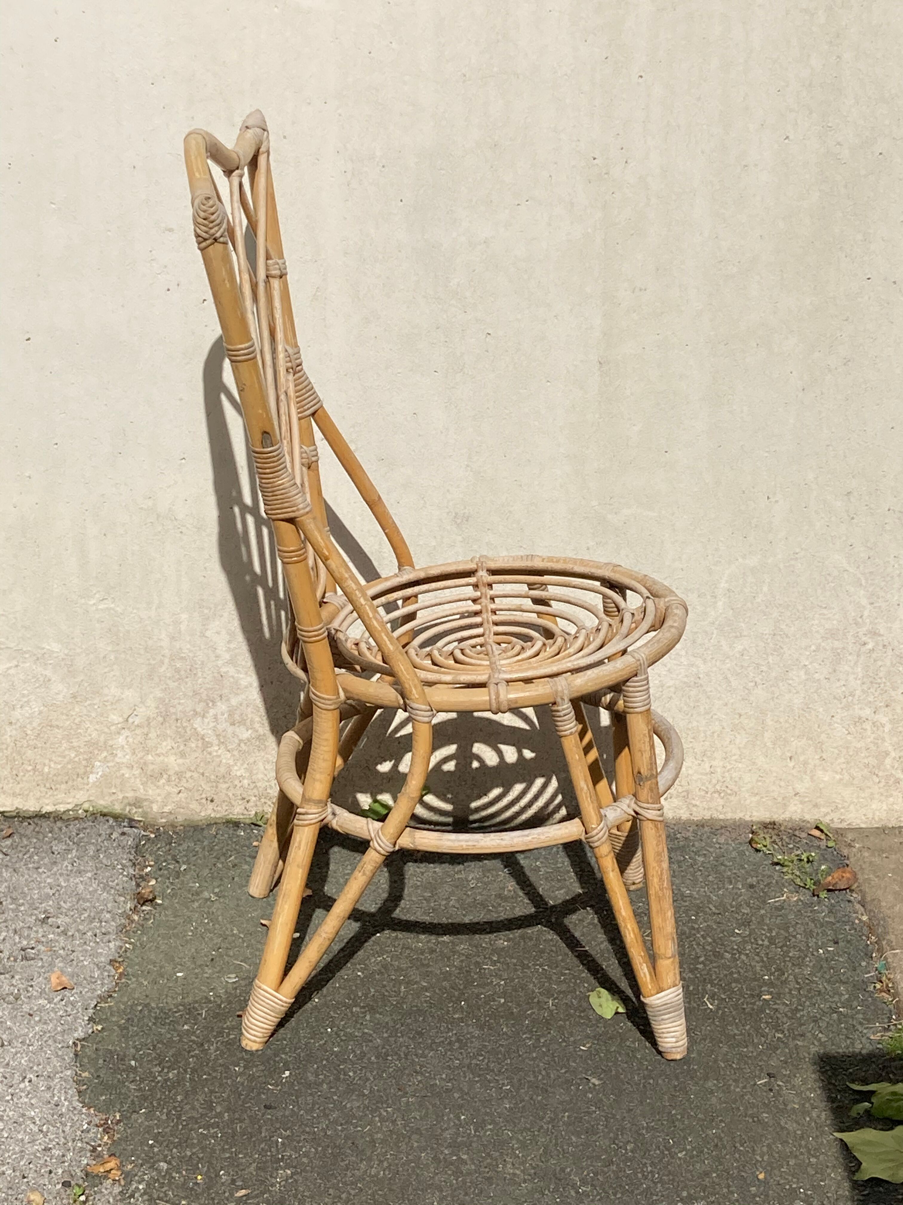 Rattan chair 60s