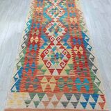 Handmade Persian Gashqaï corridor rug