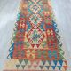Handmade Persian Gashqaï corridor rug
