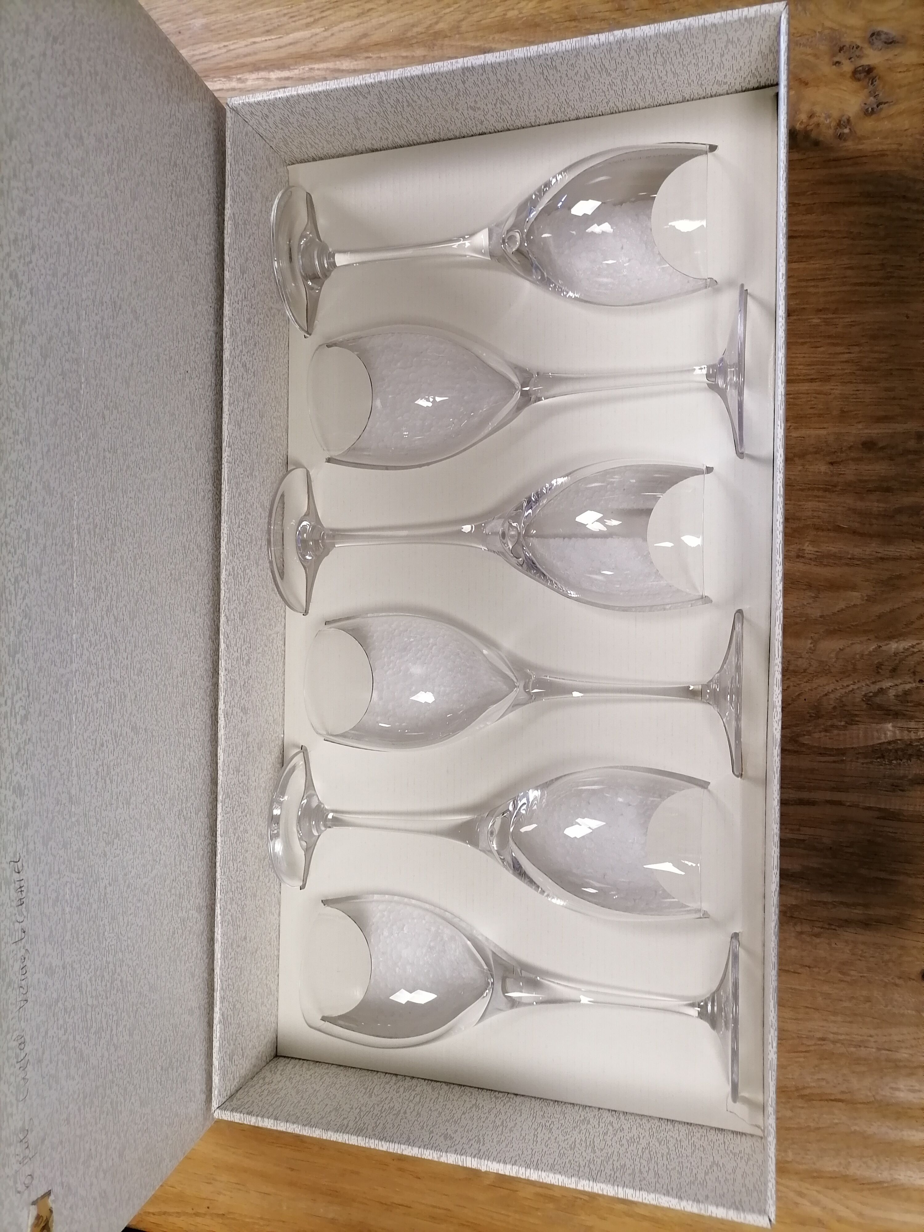 Vannes france crystal champagne glasses