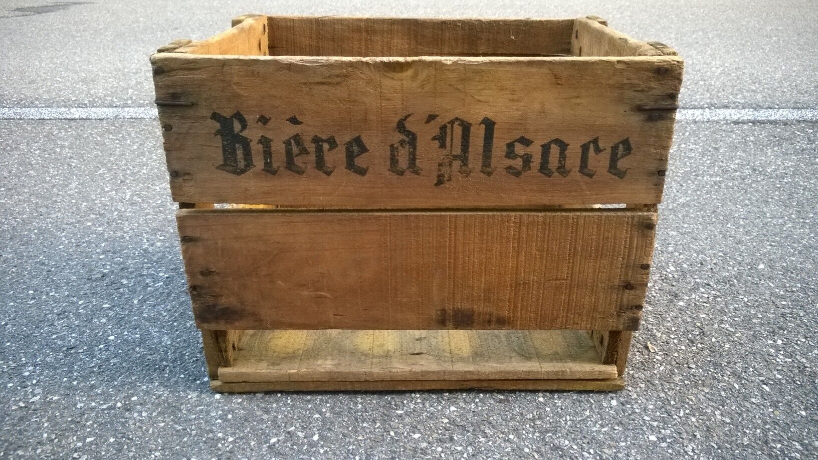 Wooden case "Alsace beer"