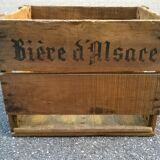 Wooden case "Alsace beer"