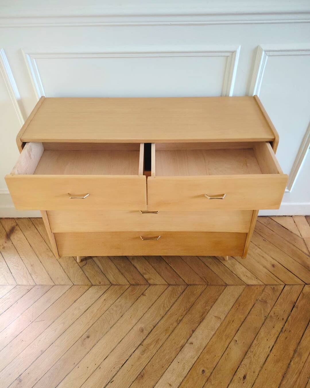 Renovated vintage shoe cabinet, 1960s